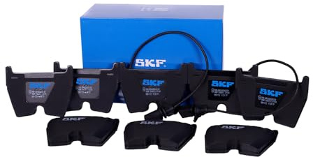 SKF Scheibenbremse Bremsbelag VKBP 80369 E - 8er Set - Position Vorderachse Höhe 93 mm Länge 203 mm Breite 131 mm Dicke 16,5 mm - OE Qualität