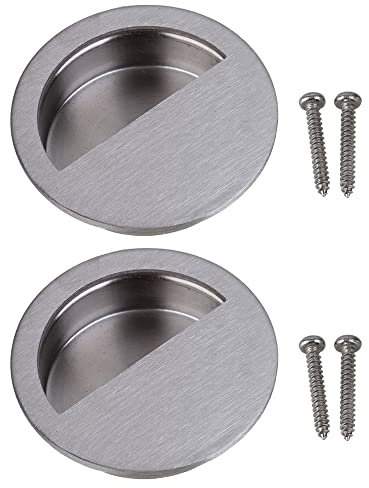 RDEXP 2 runde Einbau-Türgriffe für Schiebetüren, Schränke