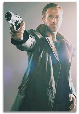 TeDe Berühmter Filmschauspieler Ryan Gosling (3), dekoratives Gemälde, Druck, Leinwand, Wandkunst, Wohnzimmer, Schlafzimmer, Poster, Gemälde, 20 x 30 cm, ungerahmt