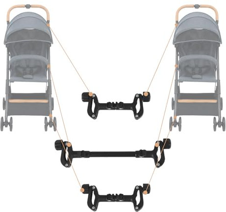 3 Connettori per Passeggini Connettore doppio per passeggino Connettori Universali per Passeggino Connettori a Doppio Stroller