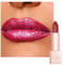 Oulac Red Glitter Lipstick - Rose Moisture Tinted Lip Balm, Metallic Sparkly Finish, Shiny lipstick, High Pigment, Creamy Brilliant Lip Color with Shea Butter, Vegan D03 Soirée Red