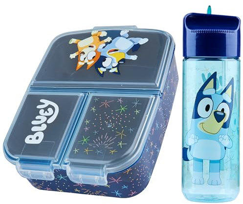 BlueY Boîte à Goûter et Gourde Enfant avec Compartiments – Idéal pour École et Sorties