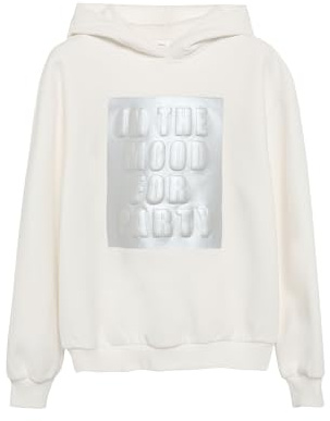 s.Oliver Wärmender Hoodie mit Metallic-Print