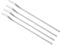 Stainless Steel Fruit Fork Long Handle Cucumber Salad Cocktail Dessert Pickle Grab Tool (Pack of 4)