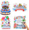 PHOGARY Cruise Door Magnetic Decorations-4pcs Large Birthday Magnets for Cruise Ship/Cabin Door Carnival Birthday Party Refrigerator Car Decor