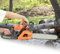 Petrol Chainsaw, 58cc 2kw/8500rpm High Power Chainsaw Petrol with Ergonomic Handle, High Working Efficiency Chainsaw, Petrol Chainsaw 20 Inch for Wood Cutting & Tree Pruning (Orange)