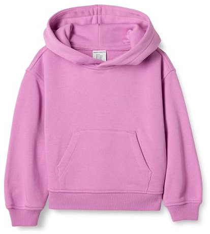 Amazon Essentials Felpa con Cappuccio Oversize Unisex Bambini e Ragazzi, Lilla, 8 Anni