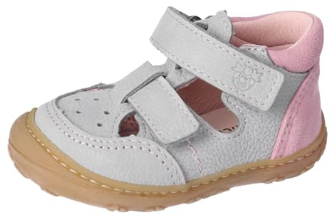 RICOSTA Mädchen Low-Top Sneaker ENI, Baby und Kleinkinder Lauflernschuhe, Weite: MITTEL, lose Einlage, terracare, Frost/Mallow (440), 20 EU