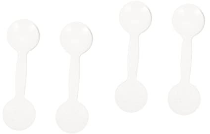 minkissy 4stücke Handheld Augenokkluder Für Sehtests Ergonomische Abdeckung Für Augenuntersuchungen Prüfwerkzeuge Für Optiker Und Augenärzte Transparentes Design