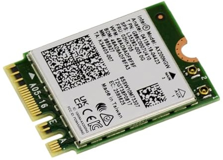 KALEA-INFORMATIQUE M2 M.2 NGFF E A Key WiFi 6 IEEE 802.11ax och Bluetooth 5.1 nätverksstyrkort med Intel AX200 NGW-chipset