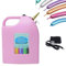 Gonfiatore Elettrico Portatile per Palloncini, Gonfiatore per Palloncini Lunghi Ricaricabili, Pompa per Palloncini Elettrica Pompa per Palloncini Modellabile Torcente Ricaricabile Pompa per Pink