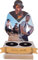 DJ Geschenk personalisiert - Foto Geschenk Holzbild - Musik Geschenke für Männer, Frauen und Kinder, Geburtstagsgeschenk Party, Fotomosaik