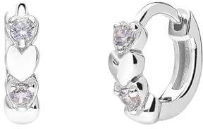 Lucardi - Kinder - Ohrringe - 925 Silber - Silberfarbig - Nickelfrei