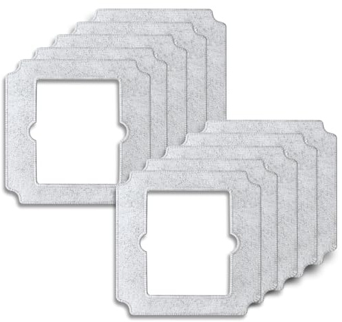 Fixbetter Reinigungspads Ersatz für ECOVACS WINBOT Mini Fensterputzroboter, Hochwertige Mikrofaser für Streifenfreie Reinigung Effektives Putzergebnis (10 Pack)
