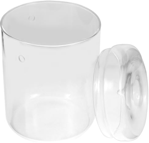 GARIOUANS Glas Terrarium Pflanzgefäß Klar Mini Mikrolandschaft Vase für Moos und Pflanzen Langlebiger Glasbehälter für Tischdekoration Büro Wohnzimmer Schlafzimmer