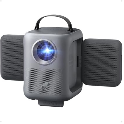Anker Nebula P1i Portable Projector with WiFi and Bluetooth by soundcore, Flippable Design,1080P FHD, 4K Support, 380 ANSI Lumens, Auto Focus/Keystone, All-Glass Lens, Built-in Speaker
