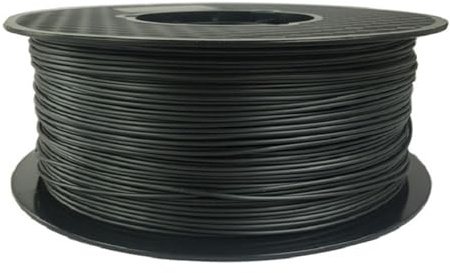 HIPS 3D-Drucker-Filament 1,75 Mm 1 Kg Weiß Schwarz | Auflösbares Trägermaterial, robuste Textur, leicht, for den täglichen 3D-Druck-Einsatz(Black)