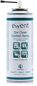 Ewent EW5614 Spray Pulisci Contatti Disossidante Secco, Trasparente, Packaging May Vary