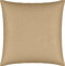 Erwin Müller Kuschelkissenbezug, Kissenhülle Single-Jersey Murnau - beige Größe 40x40 cm - bügelfrei, strapazierstark, elastisch, mit Reißverschluss