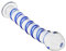 Consolador de cristal con espiral azul, estimulación del punto G, masaje de próstata, Roluck para hombres y mujeres, masturbación anal, juguete sexual