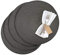Westmark Tischsets/Platzsets, 4 Stück, Ø 38 cm, Polypropylen, Anthrazit, Saleen Edition: Circle