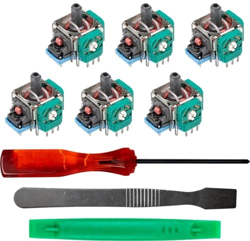 SOSS GAMING® Echte analoge Joystick-Reparatur-Set für Playstation 4 und 5 – Fix Stick Drift, gebrochene und lose Joysticks auf Dualsense und Dualshock 4 Controllern
