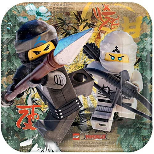 LEGO Ninjago - Assiettes jetables (Taille unique) (Multicolore)