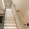 uyoyous Handlauf Holz, Treppengeländer Innen Holz 100cm, Kiefer Wandhandlauf Treppe Geländer mit 2 Halter