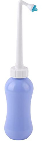 Tyenaza Bidet Portatif De 450 ML, Pulvérisateur Portatif en Plastique pour Femmes, Bouteille D'hygiène Personnelle pour Voyage