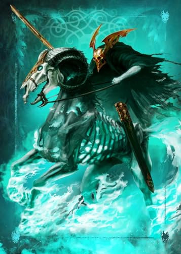 Displate Warhammer Metallposter Warhammer Deko Warhammer Posters Warhammer Bilder Warhammer - Age of Sigmar Nighthaunt Knight of Shrouds Poster 67,5x48cm