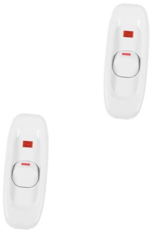 jojofuny 2pièces De Lampe De Chevet Rétro Avec Indicateur Led Bouton Unique Pour Lampe De Table Design Classique