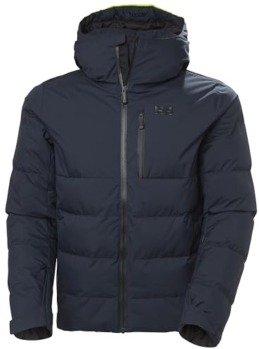 Helly-Hansen KVITFJELL Race Puffy Jacket - Men's Warm, Protective, Athletic-Insulated Ski Coat, 597 Navy - L