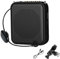 bangminda Amplificador de Voz con Microfono Amplificador Portátil Recargable 10W USB U Disk/TF Mini Amplificador de Voz para Guías Maestros Profesores Artistas Promotores de Ventas (Negro)