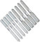 TOP-VIGOR 8Pcs Double Headed Bolts Dowels, M8*80mm Double Ended Screws, Metal Screw Dowels Hanger Bolts for Woodworking Connector Joining Furniture Legs Professional Carpenters DIY