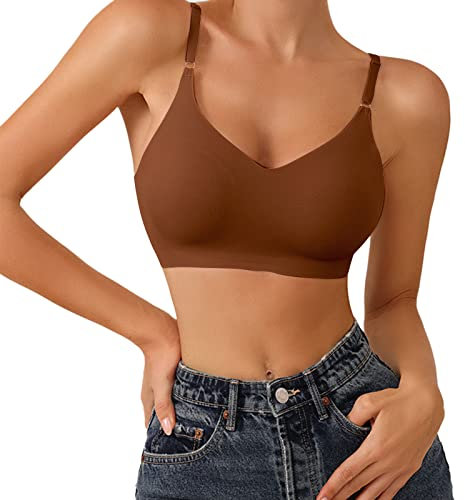 Tshirt BH ohne bügel BH träger BH ohne bügel gepolstert büstenhalter Entlastungs BH Tops für Damen Bustier Spitze Sport BH dünne träger bügelloser BH große brüste