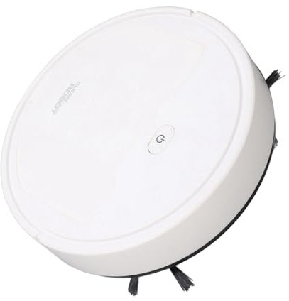 ZJchao Robot de Barrido Aspiradora 3 en 1 con Batería, Barredora, Fregadora, Barredora Inteligente, Aspiradora Doméstica con Carga USB para Suelos Duros, Pelo de Mascotas y Alfombras