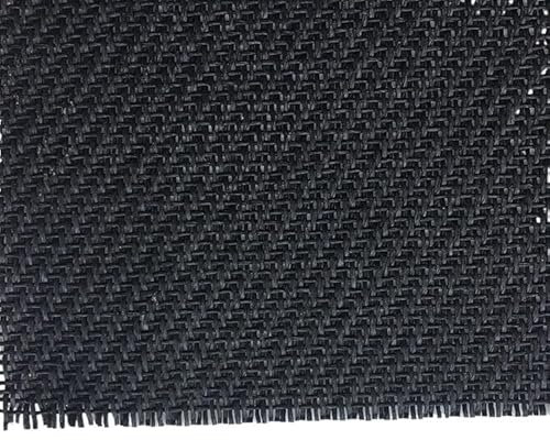 Tissu Acoustique,Tissu Grille D’Enceinte En Maille Maille de haut-parleur de guitare, noir et jaune, son transparent, anti-poussière, chaise en rotin, haut-parleur rétro, maille de masque(Black(0.5mX0