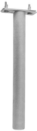 eMagTech Percha para pájaros de acero inoxidable para loros, rama para periquitos, cacatúas, conure, gris africano, pájaros pequeños a medianos (30 x 3,2 cm)