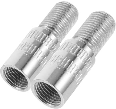 Ventilverlängerungen 25mm Metall Silber für Autoventile