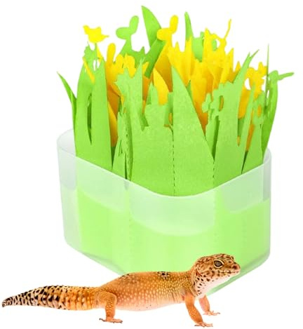 Reptilien Terrarium Luftbefeuchter | Schildkrötenförmige Kunstpflanzen Befeuchtungssystem | Echsen Luftbefeuchter - für Bartagamen Geckos Schildkröten Amphibien Schlangen Terrarien