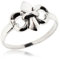 Sovats Bague Fleur de Lys Bague Argent Femme 925, Taille 52