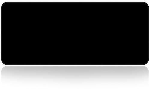 Qisan Large gaming Mouse Pad/Mat Extended Large Size Mousepad for Computer Laptop 31.5x11.8x0.15 Keyboard Pad Desk Pad with Anti-slip Rubber Base Rectangle Mouse Pad Mat-Black