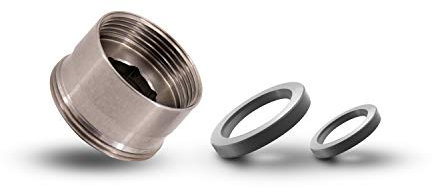 Alb Filter Gewindeadapter M22 AG auf M20 IG Feingewinde. Wasserhahn Adapter | Edelstahl | Made in Germany