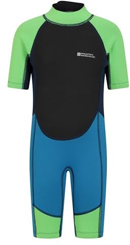 Mountain Warehouse Junior Shorty Wetsuit Bright Blue Kids Size 11-12 Years