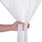 WedDecor Schnur Vorhänge Glitzer Fransen Panel Fliegengitter Zimmer Organizer Quaste Vorhang für Türen, Türöffnung, Windows, Wohnkultur, Ereignis Dekoration, (90cm x 200cm) - Weiß, 90 x 200cm