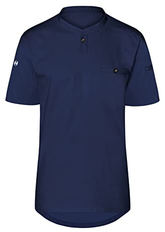 Karlowsky Herren Kurzarm Arbeitsshirt Performance 60% Baumwolle/40% Polyester Marine Größe 3XL