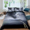 Loussiesd Hurricane Druckened Bettwäsche Set 155x220cm für Mädchen Jungen Kinder Lightning Betten Set Dekoratives Naturthema Bettbezug Set Gruselige Naturkatastrophe 2 STK