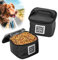Mobile Dog Gear Pet Food Storage Containers (2 Pack, 5 Cups Each) - Insulated Dog Food Travel Bag & Treat Carrier - Keeps Food Fresh, Portable, Durable, Easy to Clean - Great for Camping & Day Trips