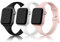 PARMPH Confezione da 3 cinturini in silicone compatibili con Apple Watch da 38 mm, 40 mm, 41 mm, 42 mm (serie 10), per donne e uomini, stretti cinturini sportivi in silicone sottile per iWatch Series