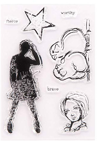 Arrietty Muttertag Brave Frauen Mädchen Vögel Transparente Stempel für Kartenherstellung Dekoration und DIY Scrapbooking Werkzeuge Gummistempel